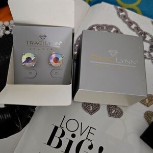 Traci Lynn Jewelry Iridescent Earrings